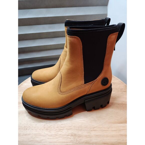Timberland Everleigh Chelsea Boots | Women's size 8.5 | Wheat Nubuck - Picture 15 of 16
